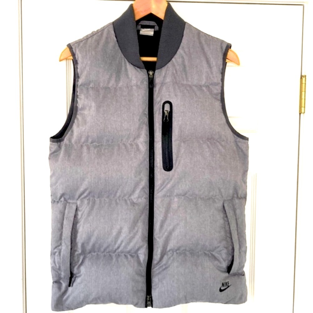 Nike Gray Puffer Vest